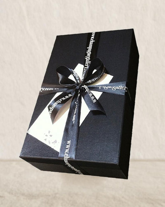 A "Just Add Champagne" Double Bottle Gift Box for 2 bottle orders