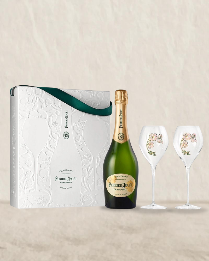 Perrier Jouet Grand Brut Twin Flute Set